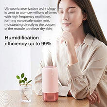 UTDKLPBXAQ Umidificatore Ricaricabile Silenzioso e Silenzioso con Luce Notturna da 500 ml