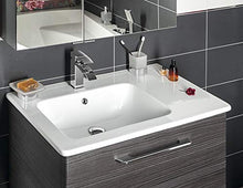 Lavabo con ripiano destro, lavabo da incasso 80 x 50 cm, extra Glaze