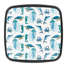 Marlin granchi tartarughe e meduse Pomelli per Porta Set di 4 Pomelli per Mobili Manopole per Cassetti Cucina Armadio Vetro