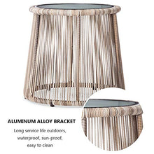 Aimir Set di Mobili da Giardino per Esterni, Divano Modulare in Rattan Manuale 3 Pezzi E Tavolino da caffè Dispositivo di Conversazione per Balcone Kit per Mobili da Giardino per La Casa