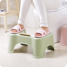 QUSER Il WC Sgabello Sgabello Materiale Antiscivolo Squatting Pit Adulti Bambini WC Squatting Sgabello Green