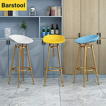 Sgabelli da Bar Sedia Cucina Sgabello da Bar Industriale - Retro Sgabelli girevoli da 70-80cm - Sedia da Cucina Extra Alta - Sgabello da Bar con Altezza Regolabile Regolabile - Sedile in plastica P