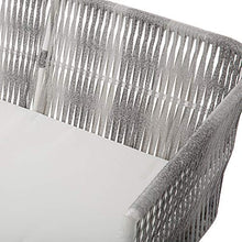 Beliani Set da Giardino in Rattan PE Crema Divanetto e 2 Poltrone con Tavolino RAGUSA