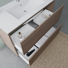 Kiamami Valentina MOBILE CON LAVABO A TERRA 100 CM QUERCIA| LAGUNA