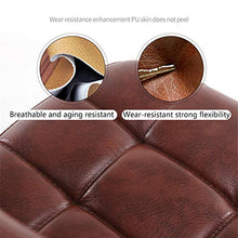 Ljings Sedia con Schienale Imbottito per Sedute Ergonomiche, Pub Barstool Patio Barstool Sedie Pub con Schienale, per Sala Pranzo,Bianca,Natural Frame