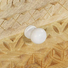 Cassettiera 60x30x75 cm in Legno Massello di Mango