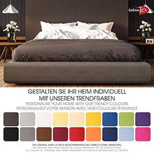 CelinaTex Lucina Lenzuolo Elasticizzato Cotone 200x200-200x220 cm Grigio Scuro