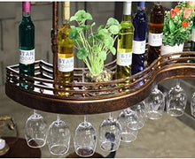 COLiJOL Scaffale per Vino Scaffale per Vino Scaffale per Vino Scaffale per Bar Scaffale a Muro, Scaffale per Bicchiere da Vino Portaoggetti (Dimensioni: 60Cm),100 cm,100 cm
