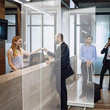 WAWB 80Cm * 200Cm Parete Divisoria in Plexiglasscon Protezione Anti-Starnuto in Plastica Trasparente per Luoghi Pubblici