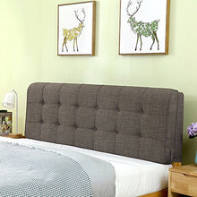 Xufei Cuscino per Comodino Cuscino per Doppio soffice, Senza testiera, Lino, 7 Colori, 8 Misure (Color : C, Size : 200cm)
