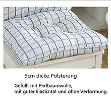SWECOMZE 1 set di cuscini per sedia con schienale, cuscini per schienale con nastri, cuscini per sedia da giardino (45 x 45 cm), stile K)