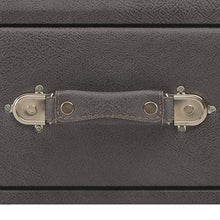 Festnight Comodino Camera da Letto, Comodino in Similpelle Grigio 80x40x46 cm