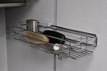 Wiemann Loft - Cassetto estraibile per armadio, 16 x 9 x 45 cm (L x A x P), colore: Argento