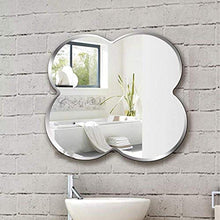 Specchio da Barba Senza Cornice/Specchio per Il Trucco Specchio da Trucco Specchio da Parete in Vetro, Specchio da Doccia a Prova di umidità Decorativo per la casa per Bagno Camera da Letto Dr