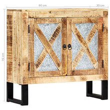 FAMIROSA Credenza 80x30x76 cm in Legno Massello di Mango