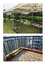 WaiMin Rete di sicurezza for bambini Balcone BHH Rete di protezione for bambini Sicurezza esterna, Nero Bambini Pet Protezione del gatto Rete Balcone Scala sicura Rete tessuta Corda for camion Rete fo