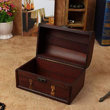 Baule in legno per il tesoro dei pirati, in legno, set da 2