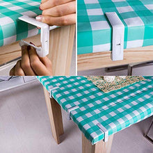 Camisin, clip per tovaglia in plastica, morsetto alto regolabile, clip per tovaglia, per giardino, picnic, cucina e ristorante, 8 pezzi
