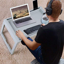 AWJ Scrivania Pieghevole Tavolo Pieghevole Supporto per Laptop Tavolo da Colazione Vassoio per Computer Tavolo da Portata Portatile