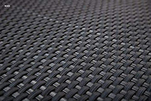 Paravento per balcone, 10 cm x 10 cm, in rattan sintetico