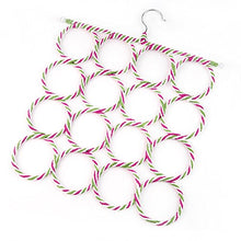 SaySure - 16 Holes Ring Rope Slots Rattan Weaving Folding Scarf Holders