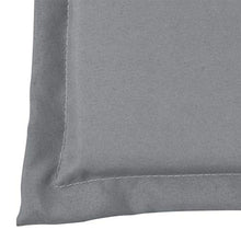 FAMIROSA Cuscino per Panca da Giardino Grigio 100x50x3 cm