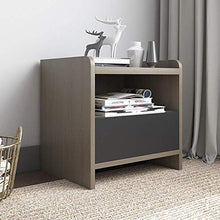 ZHANGYY Comodino Comodino in Legno Armadietti di stoccaggio Mobili per Camera da Letto Comodini Comodini per Camera da Letto/Soggiorno/Sala Studio Comodini (Colore: Grigio, Dimensioni: