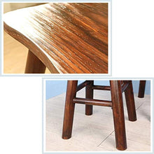 NYDZ - Sgabello da bar con altezza da bancone, stile retrò, con seduta ergonomica e gambe in legno, per sala da pranzo, cucina, bancone bar (dimensioni: 55 cm)