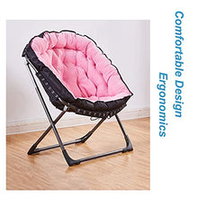 BJH Lettini Pieghevoli Lettini Prendisole Moon Chair Sedie da Campeggio Imbottite Sgabelli per Il Tempo Libero da Esterno Pieghevole Portatile
