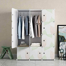 Vssictor - Armadio semplice da appendere in legno d'acero, semplice da assemblare, a prova di polvere, per camera da letto
