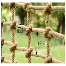 MFLASMF Rete di Sicurezza Protezione per Balcone Rete da Arrampicata per Esterni, Rete in Corda di Canapa, Scale per Bambini Balcone Rete Anti-Caduta Rete appesa Foto Parete Decorazione so