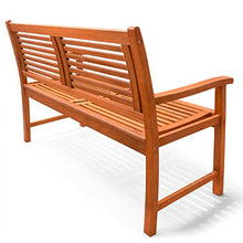 Deuba Panca da Giardino 2 Posti Legno Eucalipto Certificato FSC® Max. 320Kg Panche Esterno Terrazzo