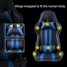 SXFYWYM Computer Desk Sedia di Modo può Essere ruotato per Moderno Ascensore Sedia da Ufficio per Comfort,Blu