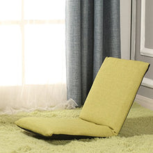 Solido di Colore può Essere Piegato Pigro Divano (Colore : Giallo, Dimensioni : 80 * 40cm)