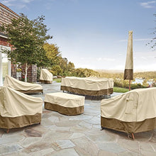 Classic Accessories Sacchetto di conservazione per Copertura/Cuscino da Giardino, Standard, Veranda, Pebble/Bark/Earth, 116 cm L x 35 cm P x 51 cm A
