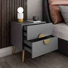 LILIS Comodino,comodini Camera da Letto Comodino Nordic Minimalista Camera Appartamento Piccolo Governo di Immagazzinaggio Due Cassetti