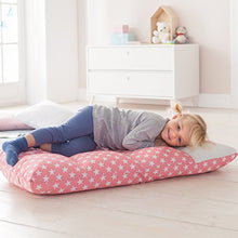 howa 2 in 1 poltrona + divano per bambini – schienale regolabile in 6 posizioni - rosa 8601
