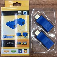 ASFD Extender Compatibile con HDMI 1080P Rj45 Port LAN Network Extension Fino a 30M 1080P Blue