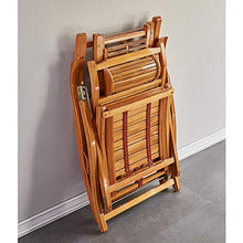 Iyom Zero Gravity, Sedie a Sdraio, Sedia da Campeggio, Lettino Prendisole, Sedia a Dondolo Pieghevole in Legno Balcone Sedia con Schienale Regolabile in bambù con poggiatesta e Massaggio ai Piedi
