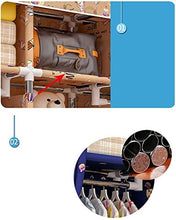 JINPENGRAN Armadio Mobili, Fold Portatile Governo di immagazzinaggio Camera da Letto, Hanging Asta carico 75Kg