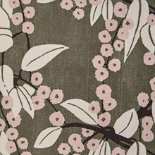 MADURA - Fodera per Cuscino Hanami 40x40 cm Verde e Rosa Soggiorno Camera da Letto Decorazione