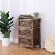 Comodino Comodino Cassetto in Legno Armadietto Multifunzione for Soggiorno Camera da Letto Cameretta for Bambini Completamente assemblata Accanto al Divano Marrone Arredamento Moderno