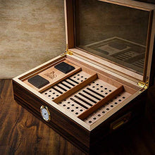 CLJ-LJ Con Cedar Cigar Accessori Creativo visualizzazione Cedar Cigar Box in Pelle Legni Dipinti Humidor