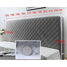 KOMOSO Copertura Testiere Elasticizzato Slipcover Schienale Slip Protector Grigio 150x70cm