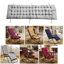 CXZC Cuscino Imbottito per Poltrona Sdraio Relax (120 cm), Cuscino per Sdraio Lettino, Ideale per Interni ed Esterni, Giardini, Cortili, terrazzi