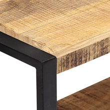 SKM Armadietto 120x30x75 cm in Legno Massello di Mango