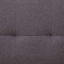 FAMIROSA Divano Letto con 2 Cuscini Grigio Talpa in Poliestere