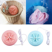 MERIGLARE 2pcs Lavatrice Portatile Lavatrice USB 10 W per Asciugamano Intimo Reggiseno da Viaggio