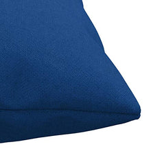 vidaXL Cuscini Decorativi 4 pz Blu 60x60 cm in Tessuto