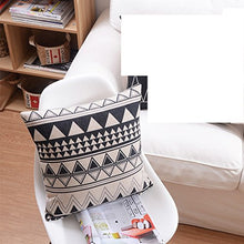 MEILING Nordic Style Cuscino Geometriche semplici Divano con Cotone e Lino Cuscino Design Model con Cuscini (Dimensioni : 45 Cm)
